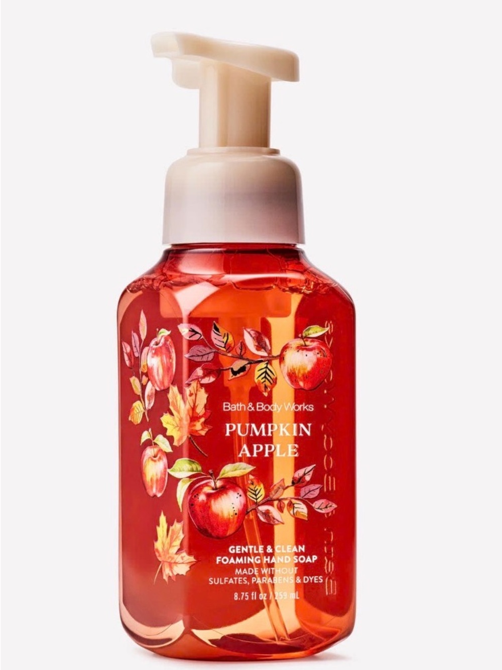 Bath & Body Works Pumpkin Apple gentle and clean foaming hand soap